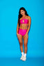 The Weekend Bra Top - Fuchsia - Ready To Ship