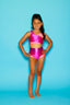 Cross My Heart Bra Top - Fuchsia Shine/Coral Shine/Lilac Shine - Ships 06/06