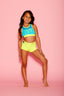 Ari Lace Celebrity Short - Neon Yellow - Ready To Ship - Sale