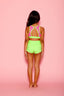 Ari Lace Celebrity Short - Neon Green - Ready To Ship