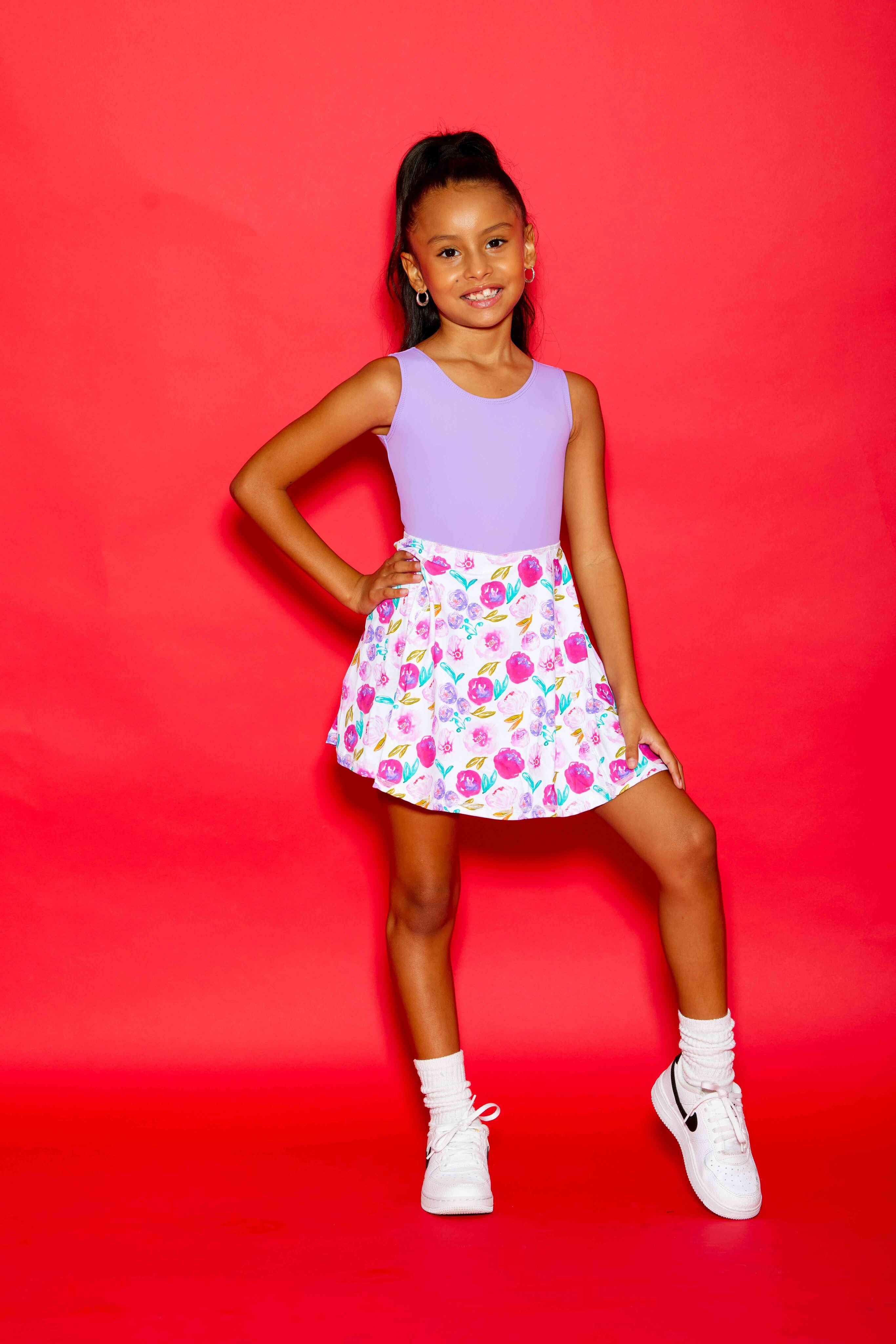 Little Sunshine Dress - Lilac/Vivid Floral - Sparkle Plum Exclusive - Ready to Ship