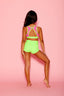 Ari Lace Celebrity Short - Neon Green - Ready To Ship