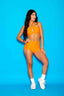 The Weekend Bra Top - Neon Orange - Ready To Ship