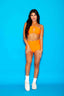 The Weekend Bra Top - Neon Orange - Ready To Ship