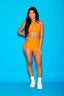 The Weekend Bra Top - Neon Orange - Ready To Ship