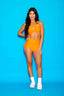 The Weekend Bra Top - Neon Orange - Ready To Ship
