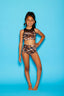 Miraj Bra Top - Brown Viper - Ready to Ship