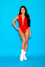 Aria Leotard - Red - Ready To Ship