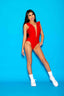 Aria Leotard - Red - Ready To Ship
