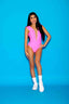 Aria Leotard - Neon Pink - Ready To Ship