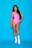 Aria Leotard - Neon Pink - Ready To Ship