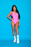 Aria Leotard - Neon Pink - Ready To Ship