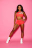 Never Better Celebrity Short - Neon Coral - Ready To Ship