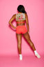 Never Better Celebrity Short - Neon Coral - Ready To Ship