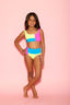 New Girl On The Block Brief - Neon Yellow/Neon Pink/Turquoise - Ready To Ship