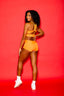 Bow Down Celebrity Short - Neon Orange - Ready To Ship