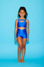 Win Win Chic Short - Royal Blue Shiny - Ready To Ship