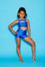 Win Win Bra Top - Royal Blue Shiny - Ships 05/30