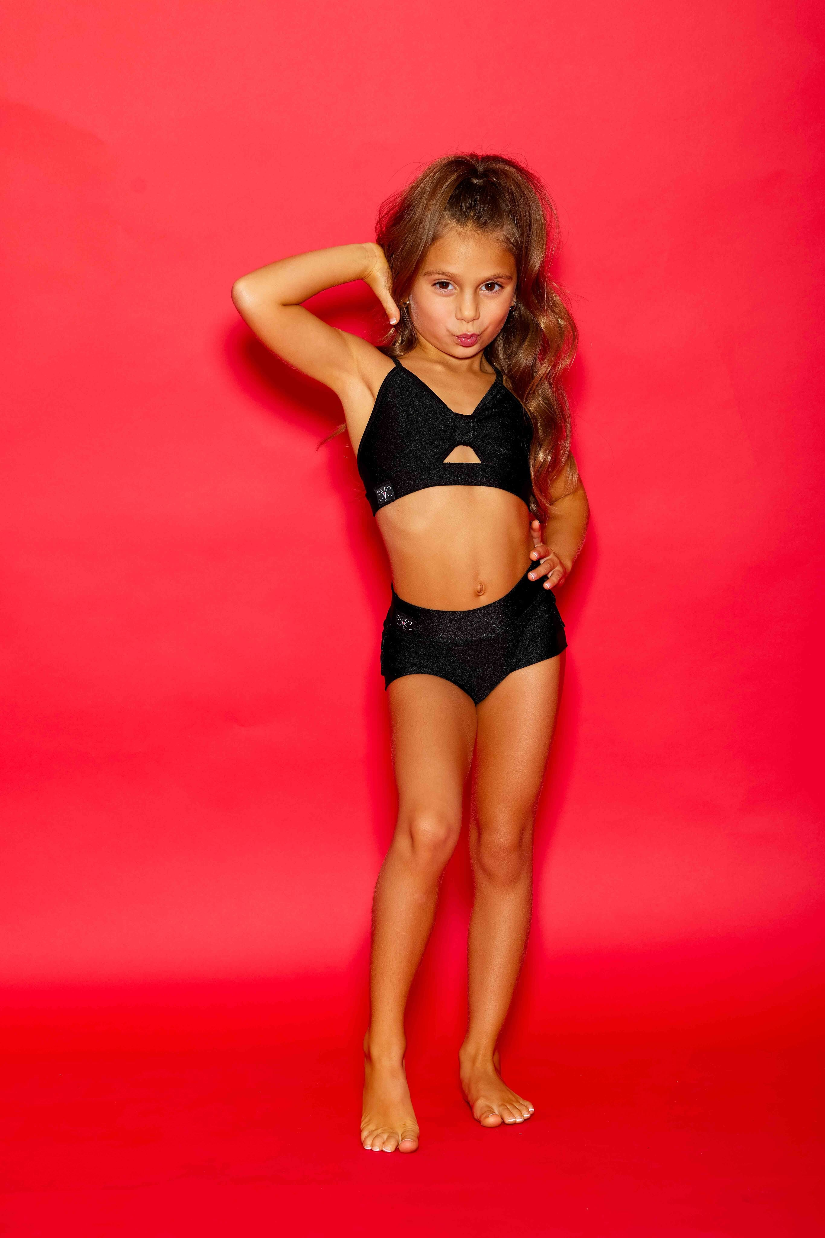 Glow Up! VIP Brief - Black Shiny - Ready To Ship