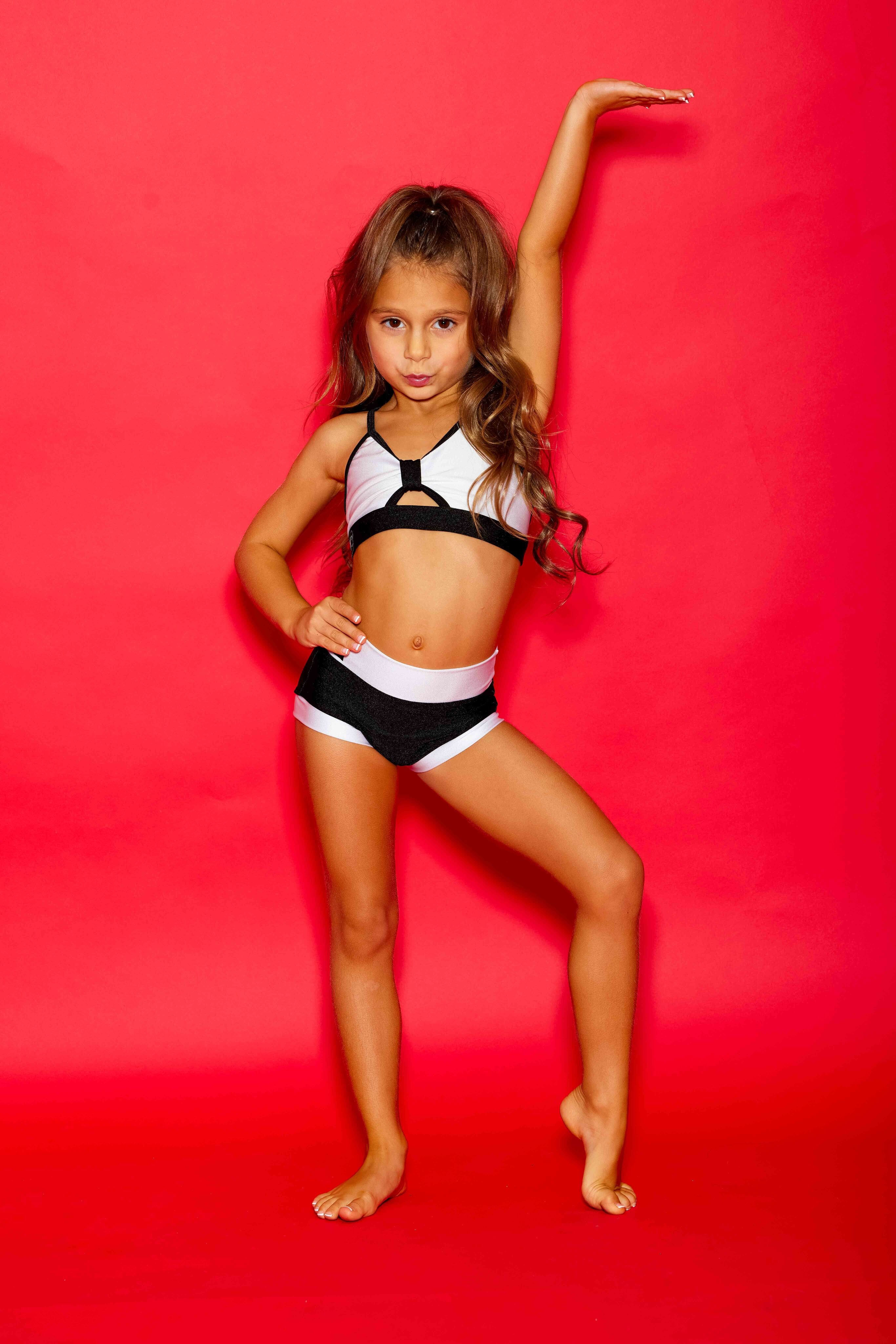 Glow Up! VIP Brief - White Shiny/Black Shiny - Ready To Ship