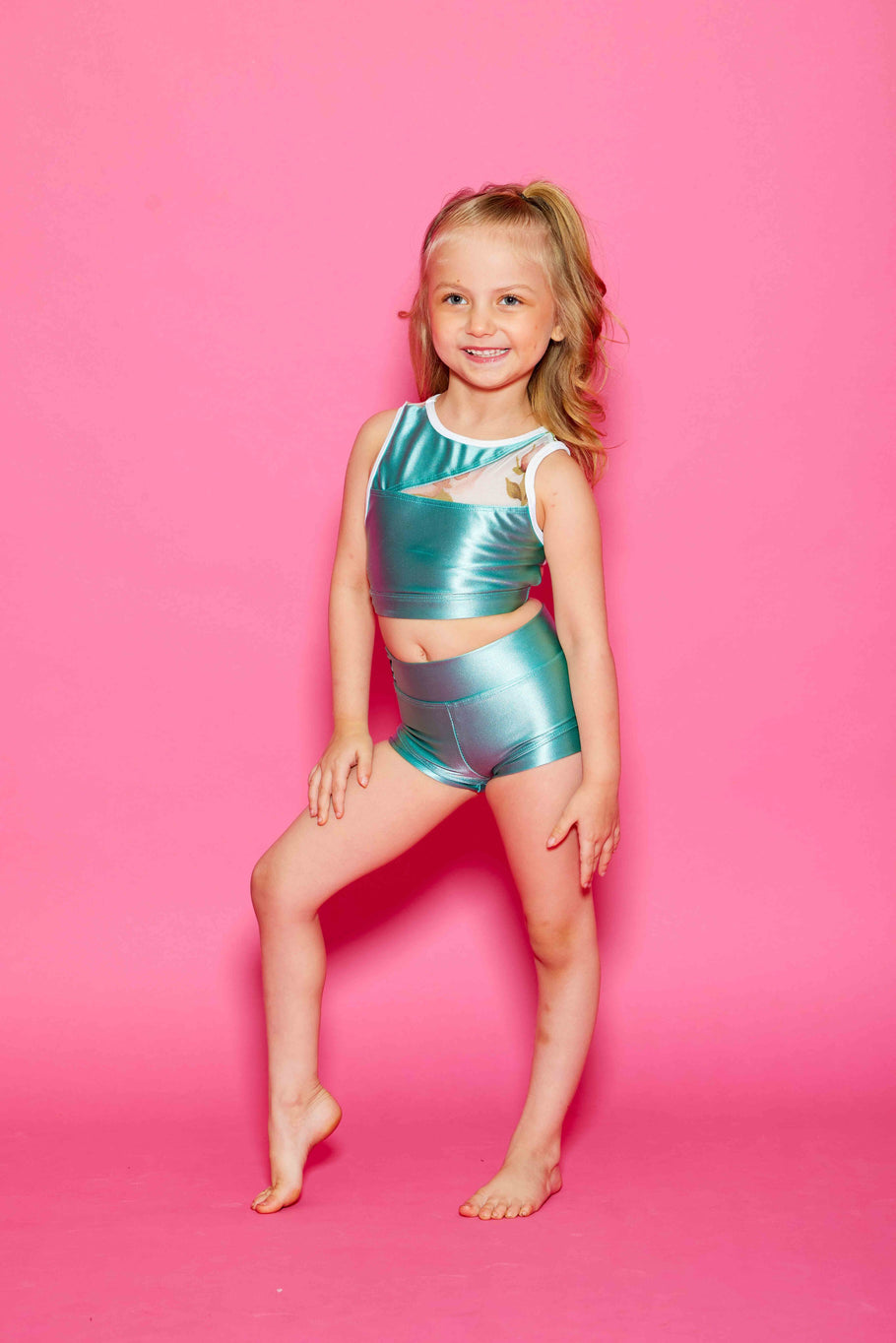 Never Better Celebrity Short - Sage Shine - Ready To Ship