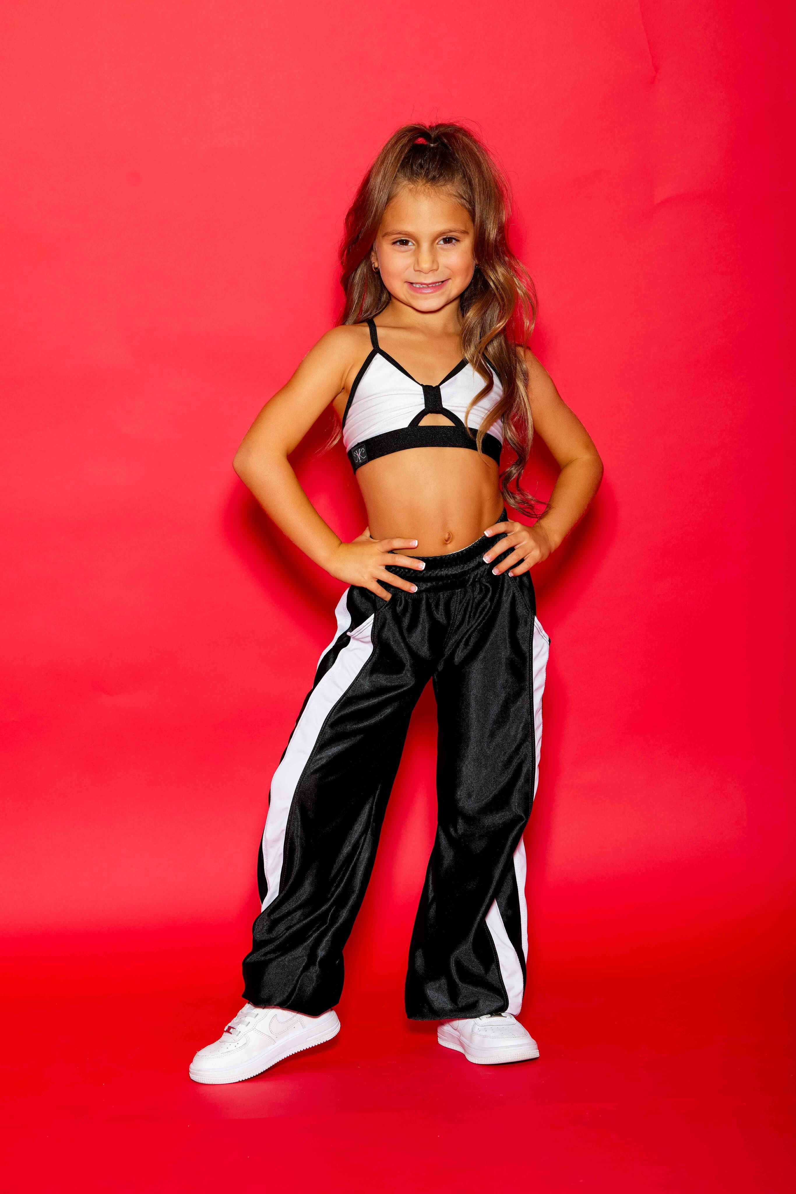 Gotta Dash Jogger - Black Shine/White - Ready to Ship