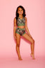 Like a Boss Bra Top - Olive Camo - Ready To Ship - Sale