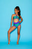 Weekend Bra Top - Serpent/Purple - Ready To Ship