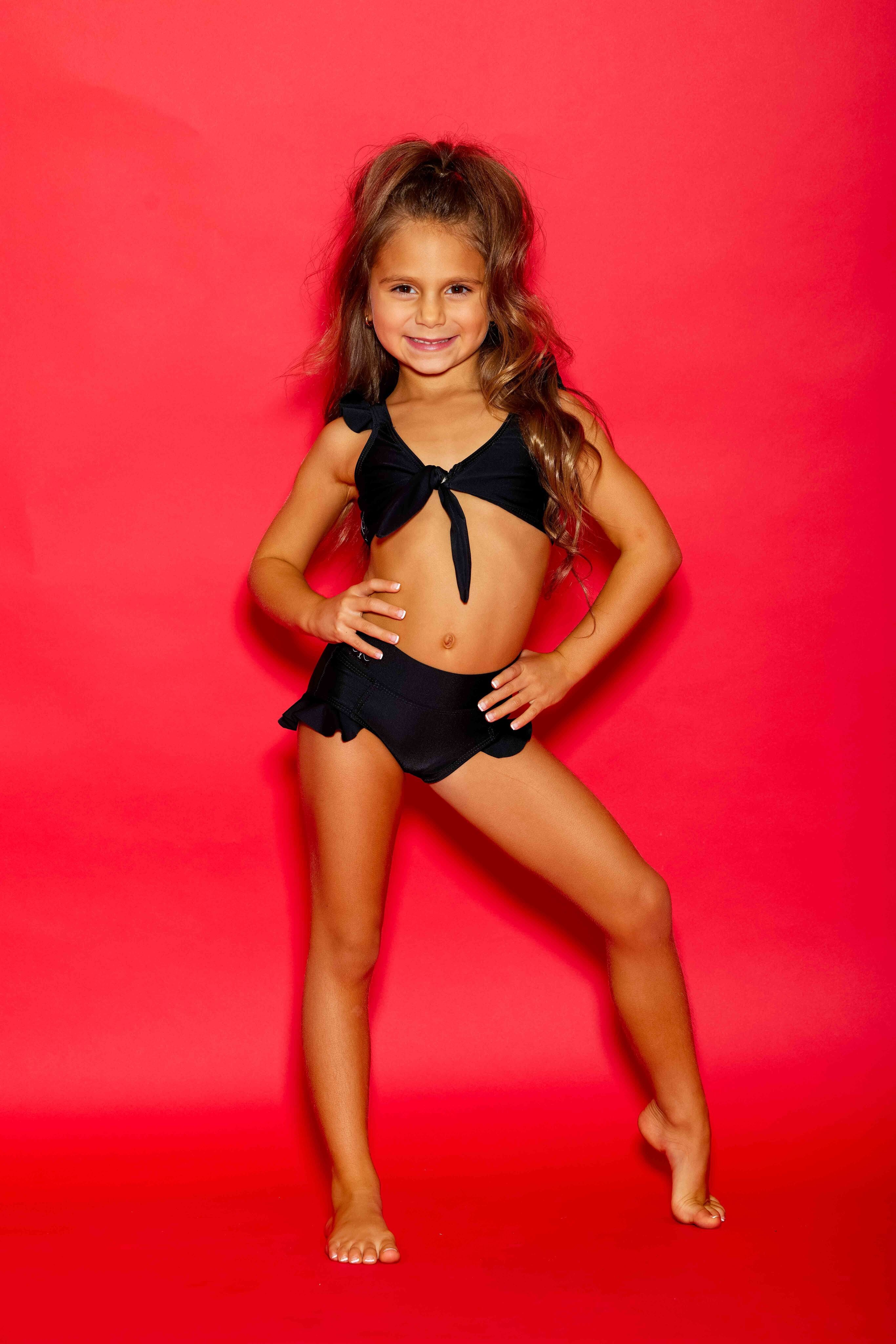 Ready, Set, Dash Bra Top - Black - Ready to Ship