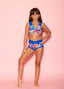 Count On Me Bra Top - Royal Blue/Tropic Neon - Ready To Ship