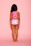 Never Look Back Bra Top - Dollscript/Neon Pink - Ready To Ship