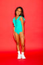 Aria Leotard - Dark Mint - Ready to Ship