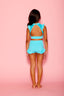 Sweetheart Crop Top - Sky Blue - Ready To Ship