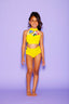 Posh Top - Sunshine Yellow/Queen of Hearts - Ready To Ship
