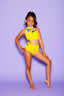 Posh Top - Sunshine Yellow/Queen of Hearts - Ready To Ship