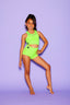 Miraj Bra Top - Neon Green - Ready To Ship