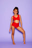 Count On Me Bra Top - Red - Ready To Ship