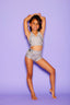 Like A Boss Bra Top - Silver Camo - Ready To Ship