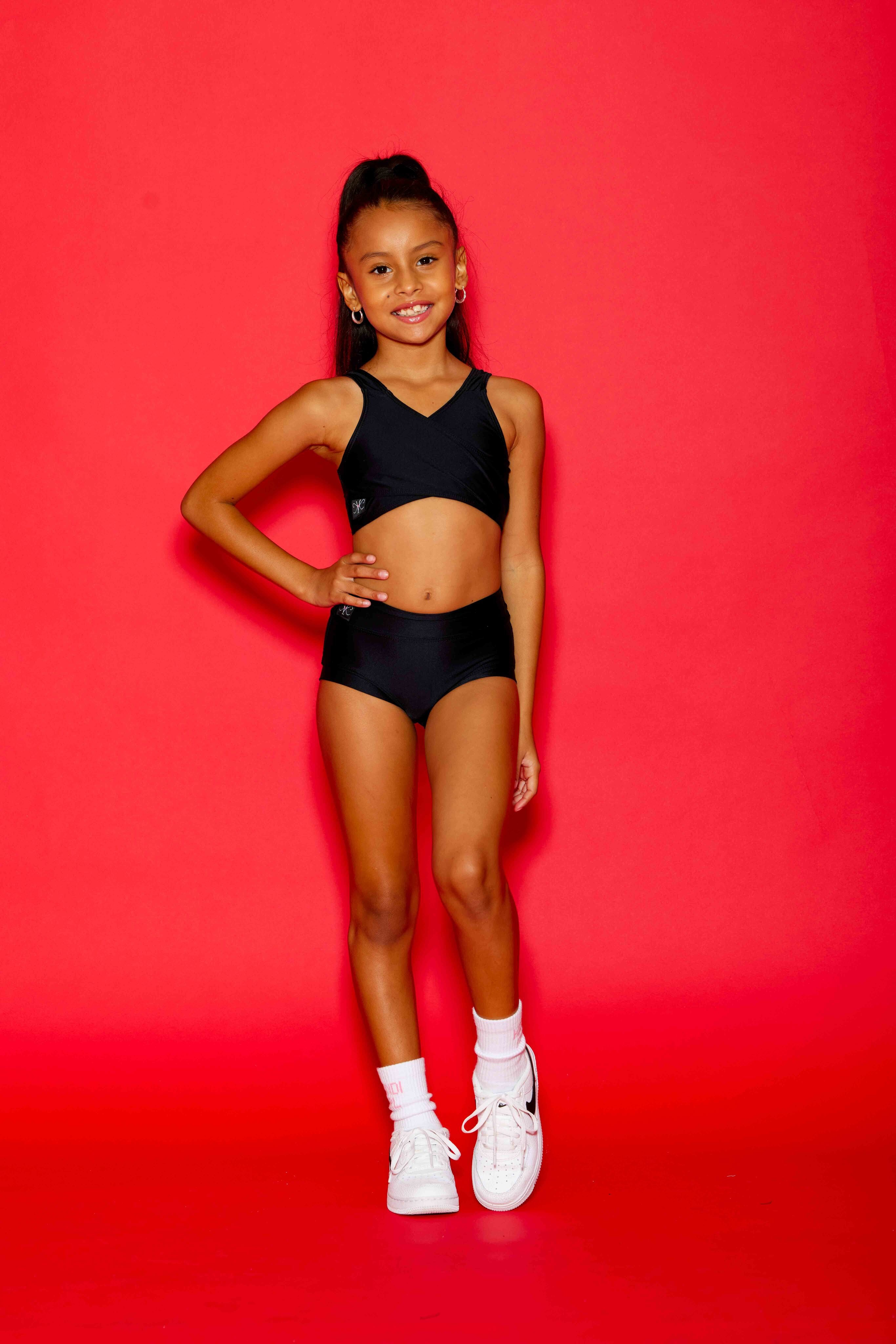 Cross My Heart Bra Top - Black - Ready To Ship