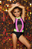 Omega Leotard - Black/Neon - Ready To Ship