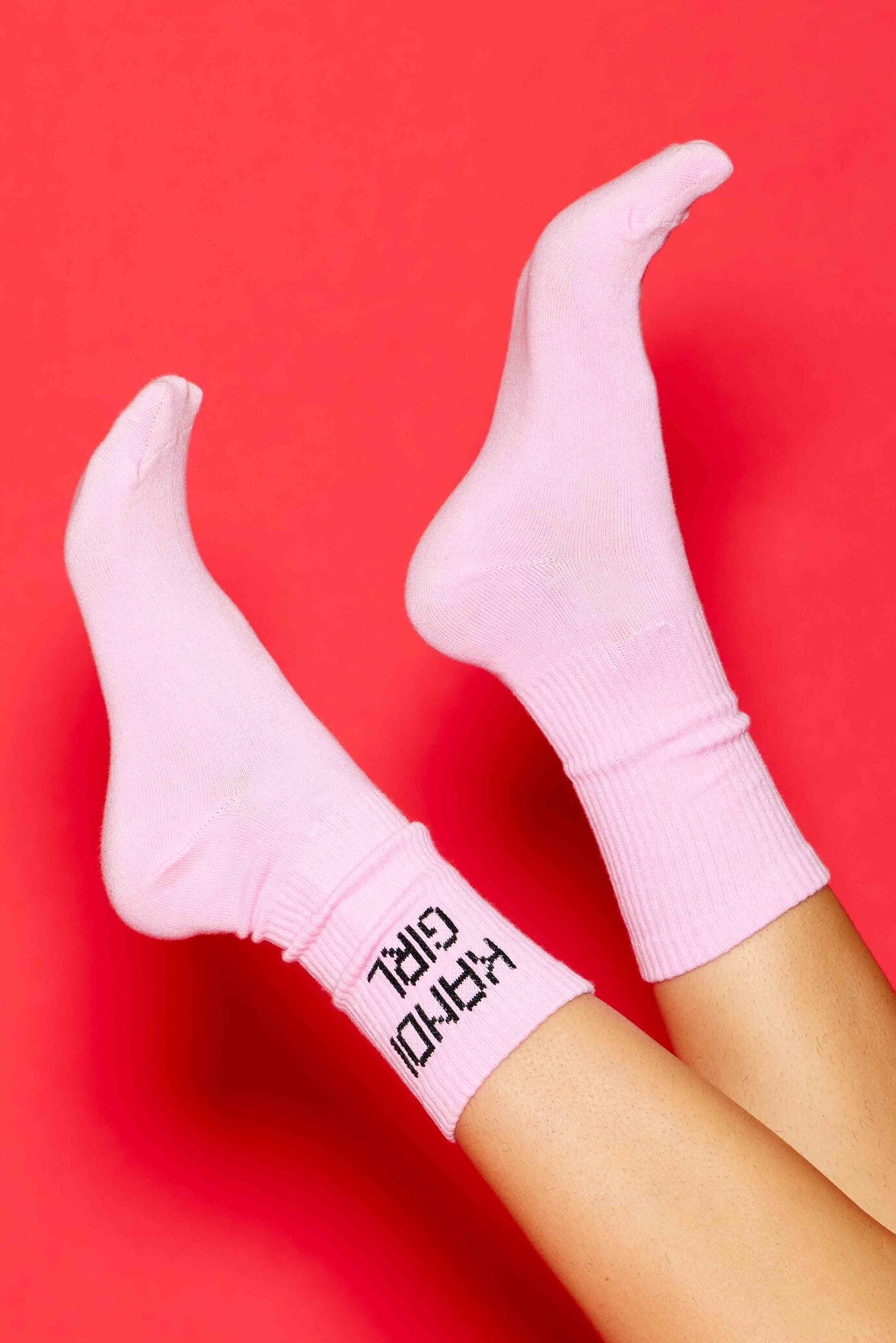 Kandi Girl Socks - Pink/Black