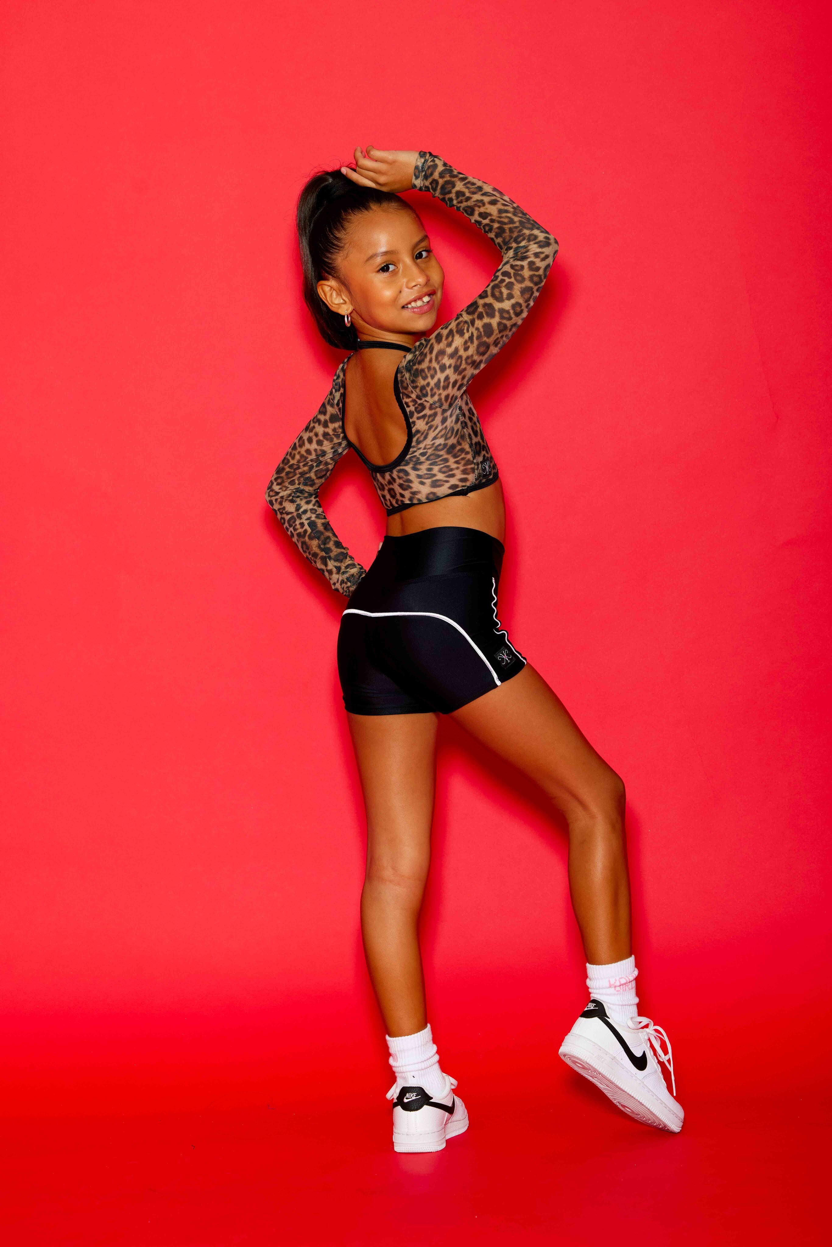 The #1 Mesh Crop Top - Wild Leopard - Ready To Ship