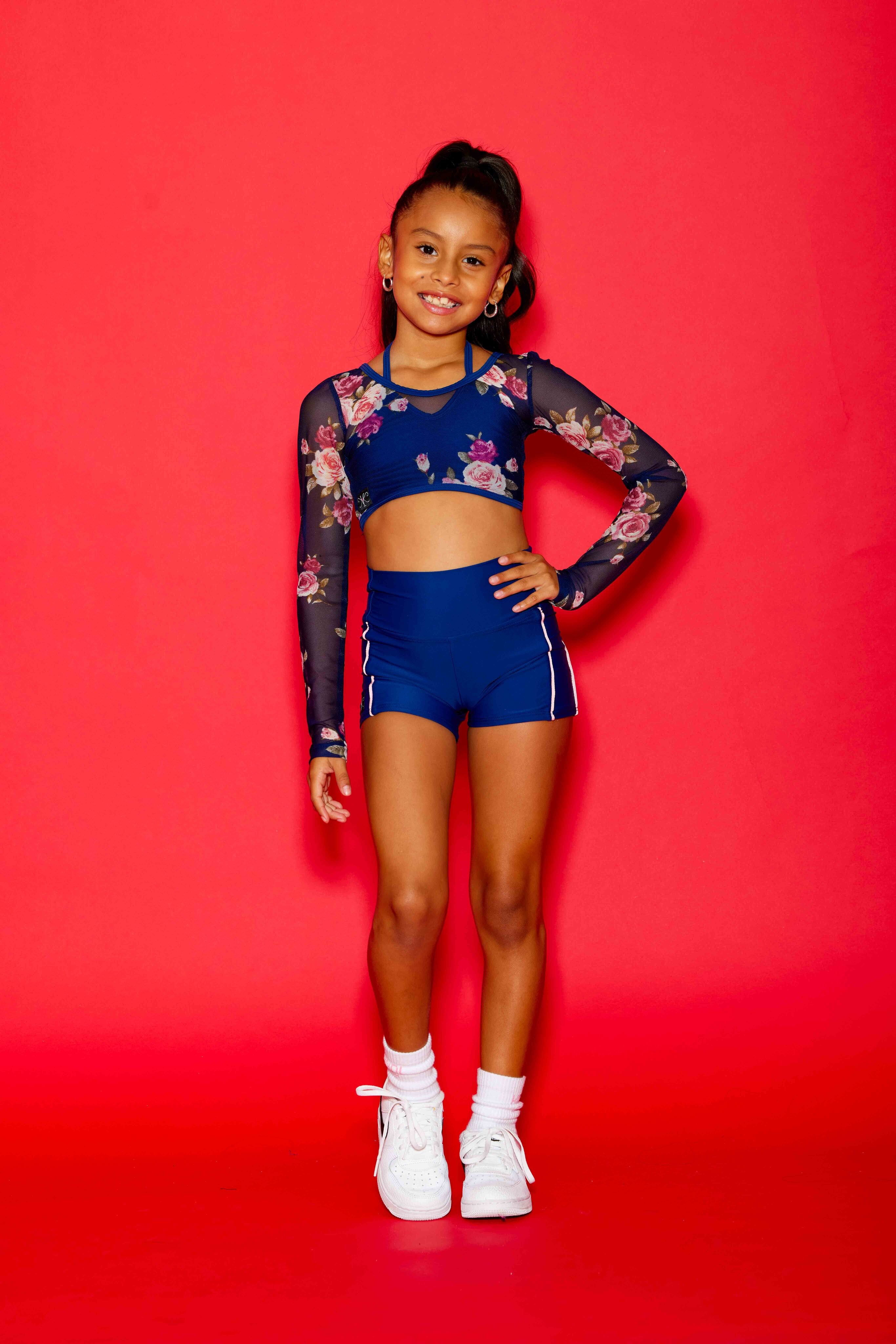 The #1 Cording Short - Navy/Rose Pink - Ready To Ship