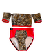 It Girl + Triple Threat Set Cheetah Velvet - FINAL SALE - Pre Order