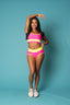 Mykonos Bra Top - Neon Pink/Neon Yellow - Ready To Ship - Sale